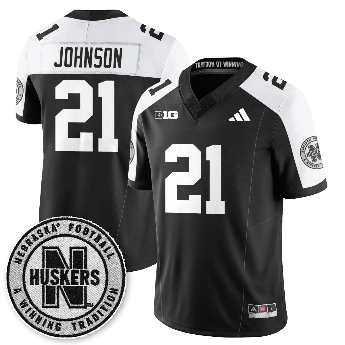 Nebraska Football 2025 "Blackout" Jersey