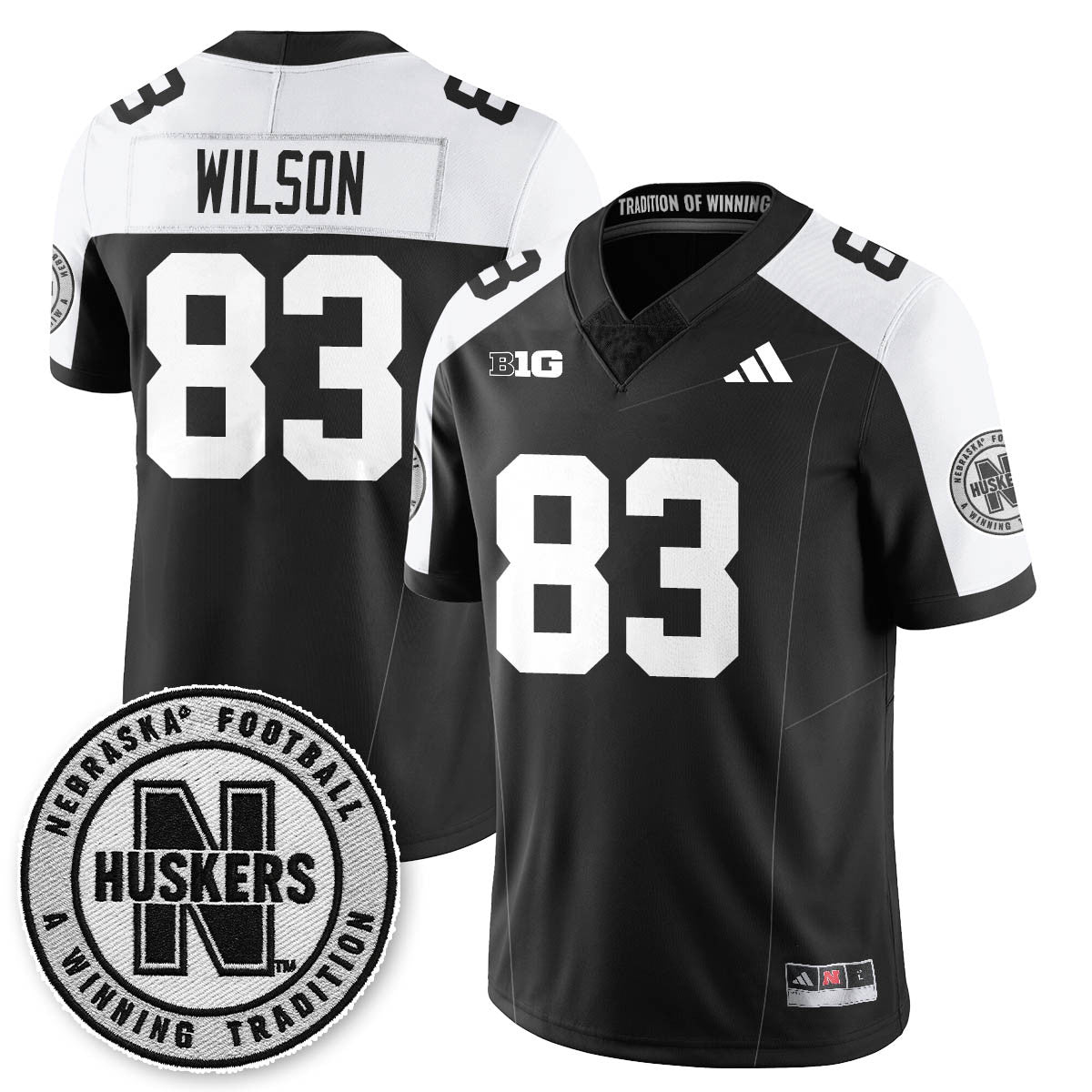 Nebraska Football 2025 "Blackout" Jersey