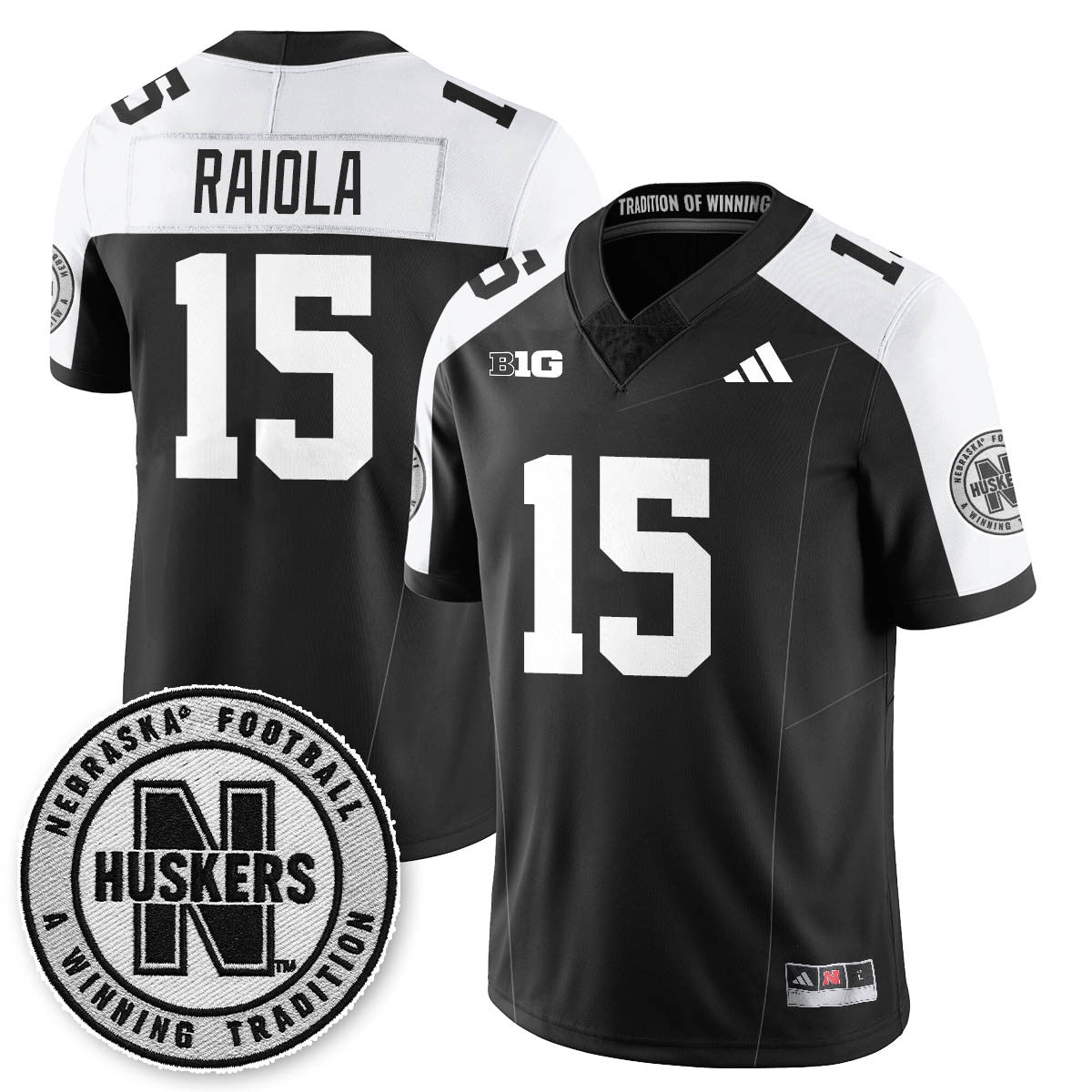 Nebraska Football 2025 "Blackout" Jersey