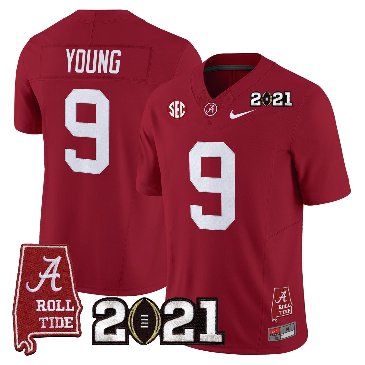 ACT '2021 CFP National Championship' Vapor Limited Jersey - Alabama Map