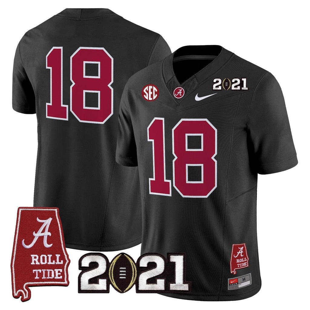 ACT '2021 CFP National Championship' Vapor Limited Jersey - Alabama Map