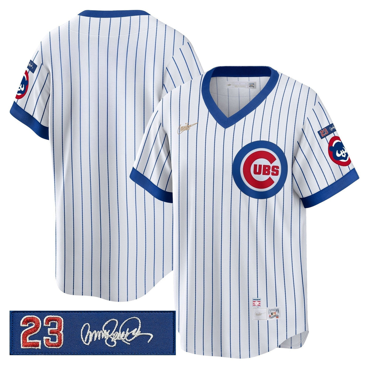 CC 'Ryne Sandberg Tribute Patch' Cooperstown Jersey - Stitched