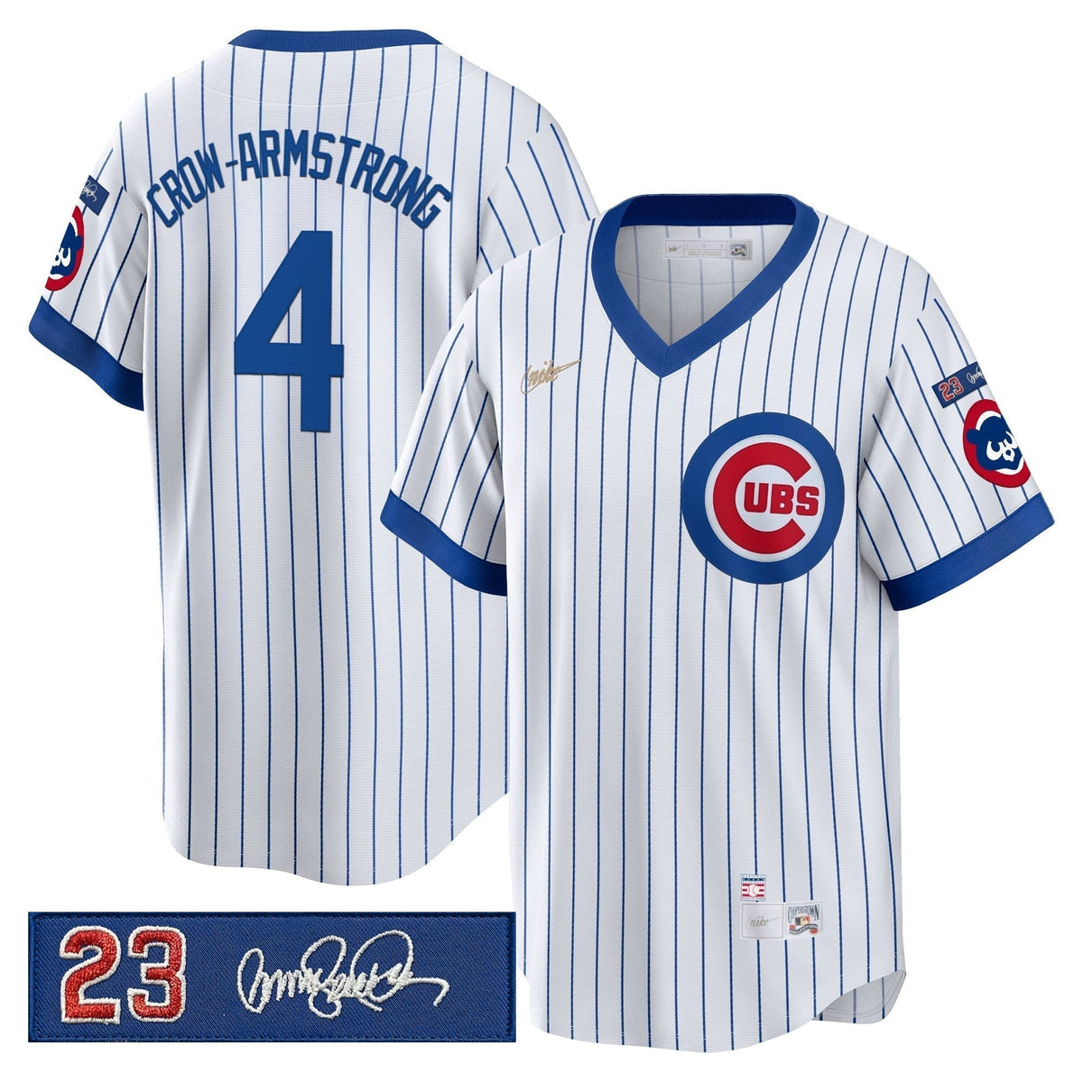 CC 'Ryne Sandberg Tribute Patch' Cooperstown Jersey - Stitched