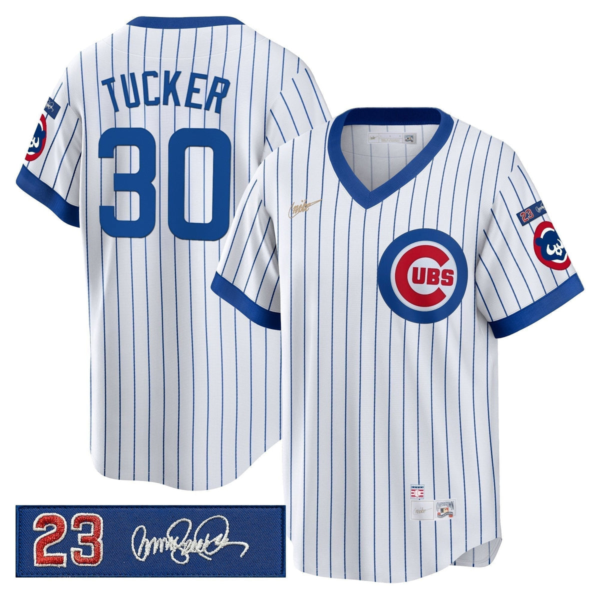 CC 'Ryne Sandberg Tribute Patch' Cooperstown Jersey - Stitched