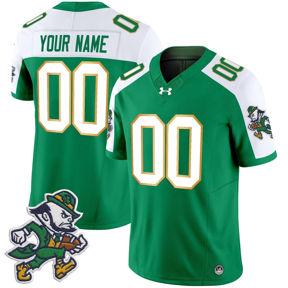NDFI 2025 'Gridiron Leprechaun Edition' Vapor Limited Custom Jersey
