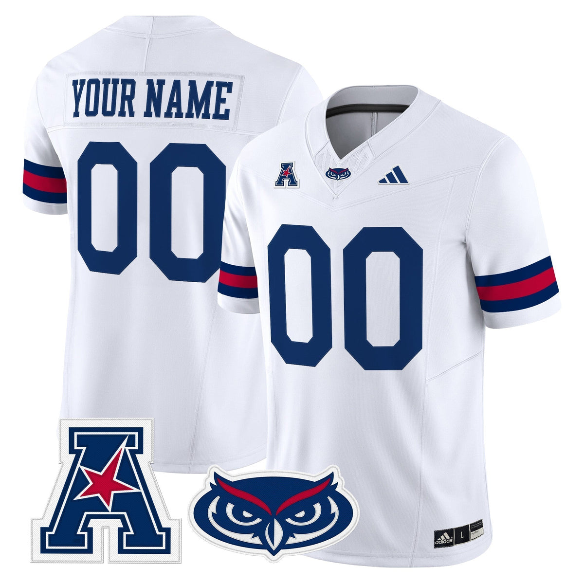 Florida Atlantic Owls 2025 Vapor Limited Custom Jersey
