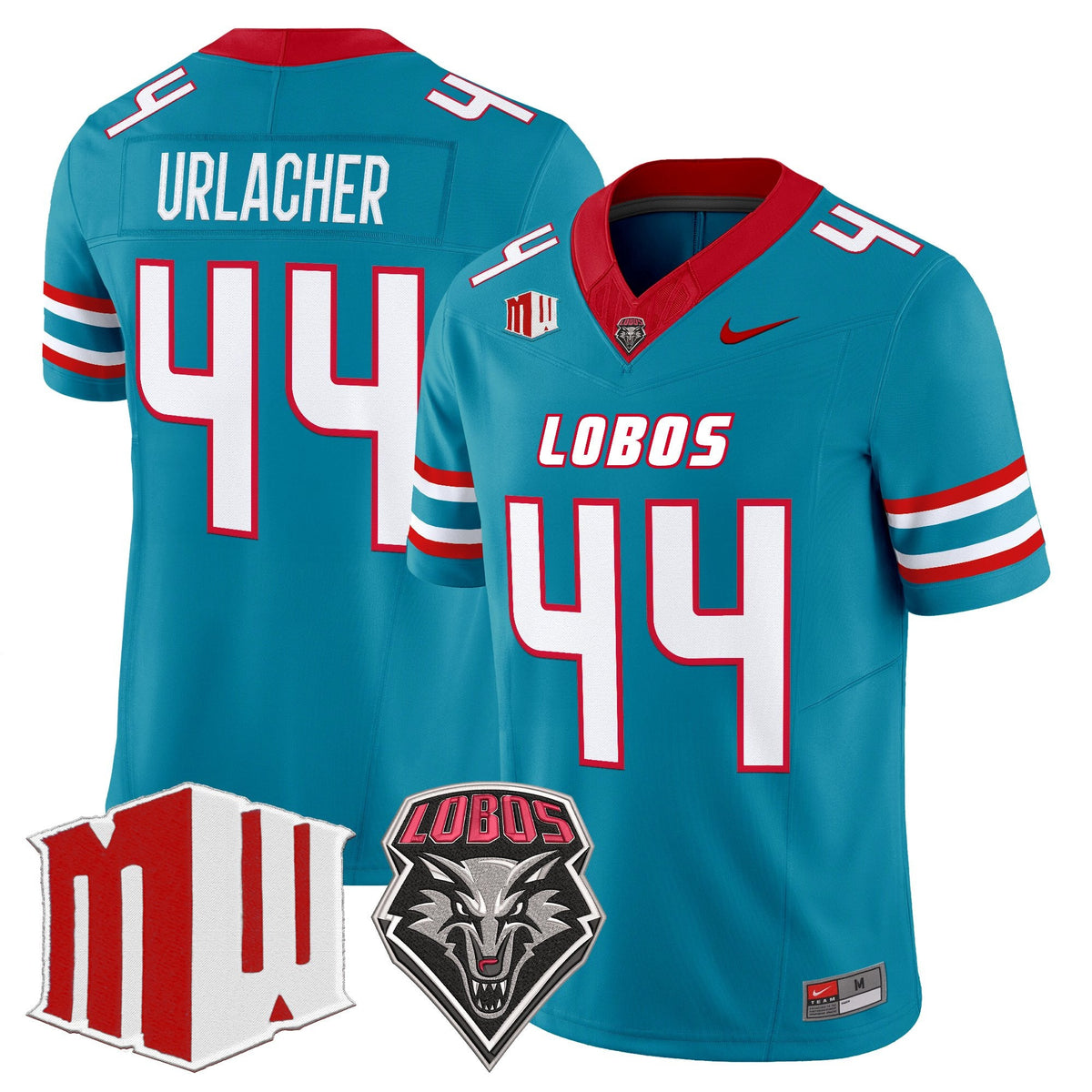 New Mexico Lobos 2026 Vapor Limited Jersey - Stitched
