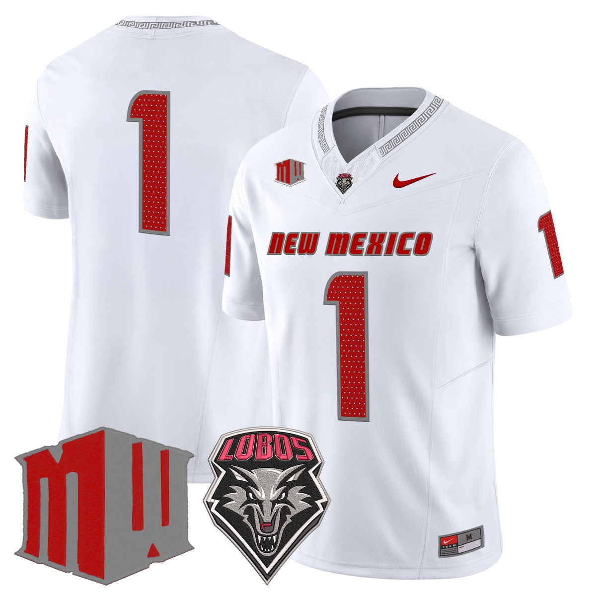 New Mexico Lobos 2026 Vapor Limited Jersey - Stitched
