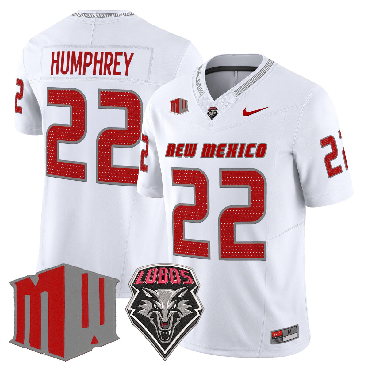 New Mexico Lobos 2026 Vapor Limited Jersey - Stitched