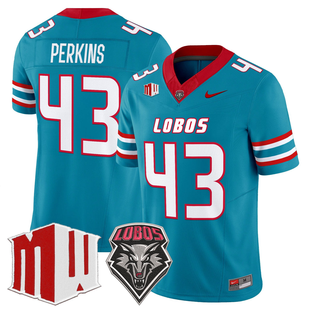 New Mexico Lobos 2026 Vapor Limited Jersey - Stitched