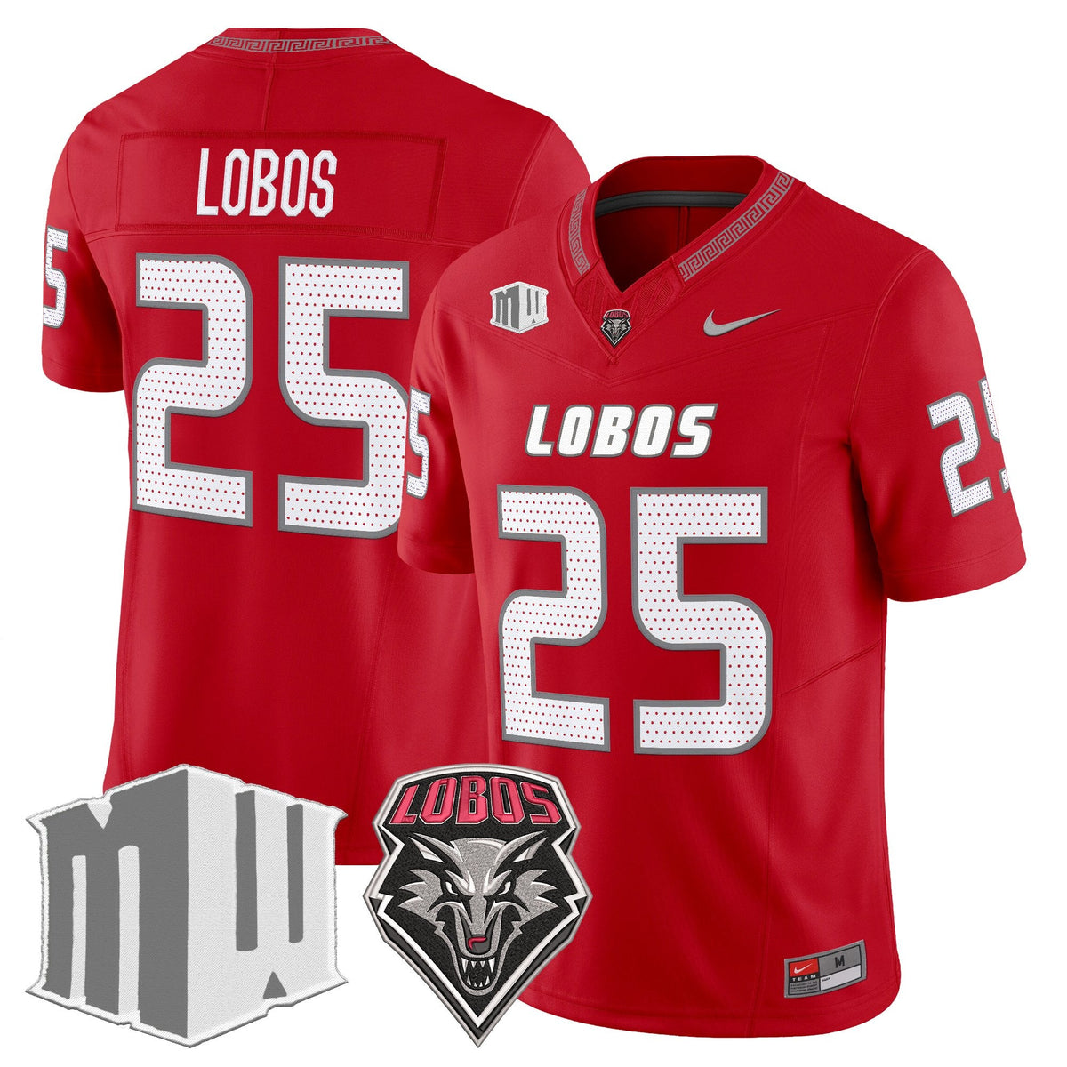 New Mexico Lobos 2026 Vapor Limited Jersey - Stitched