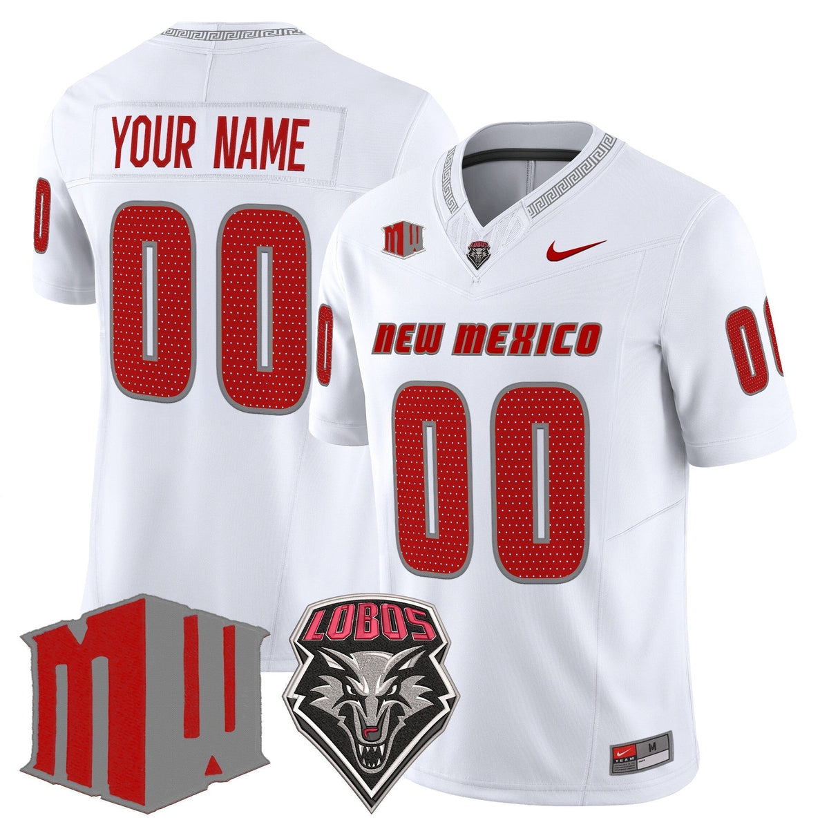 New Mexico Lobos 2025 Vapor Limited Custom Jersey