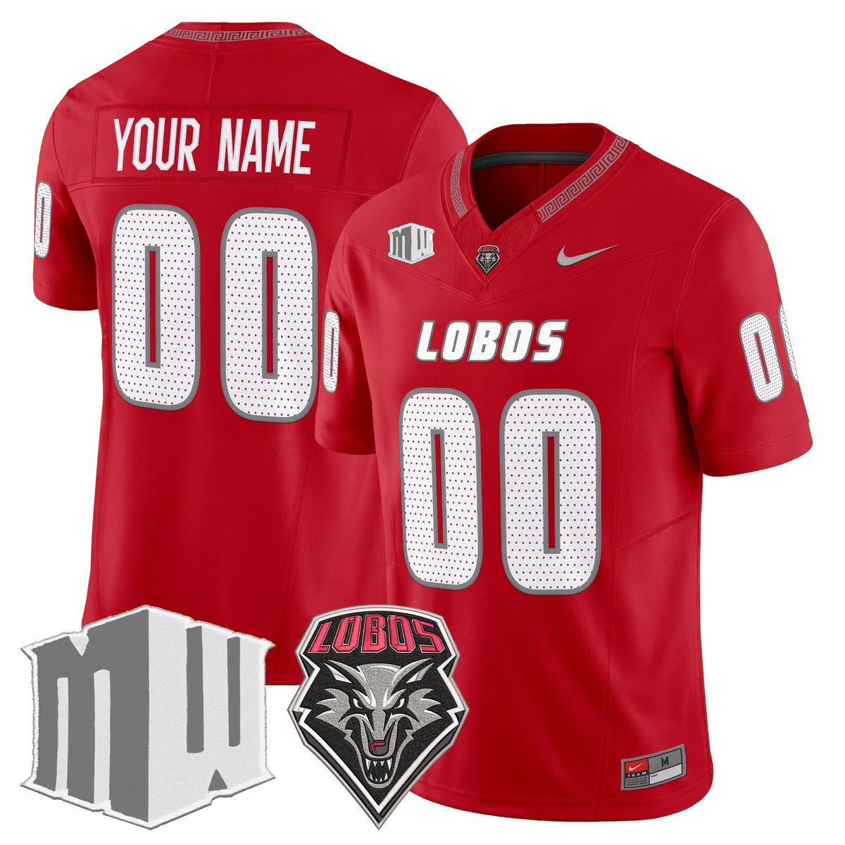 New Mexico Lobos 2025 Vapor Limited Custom Jersey