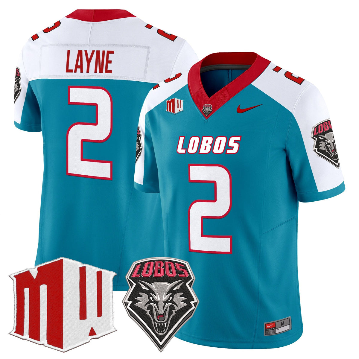 New Mexico Lobos 2026 Vapor Limited Jersey - Stitched