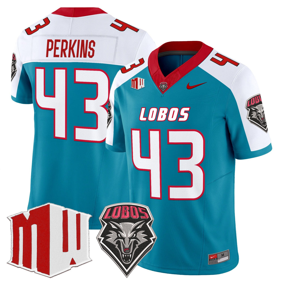 New Mexico Lobos 2026 Vapor Limited Jersey - Stitched