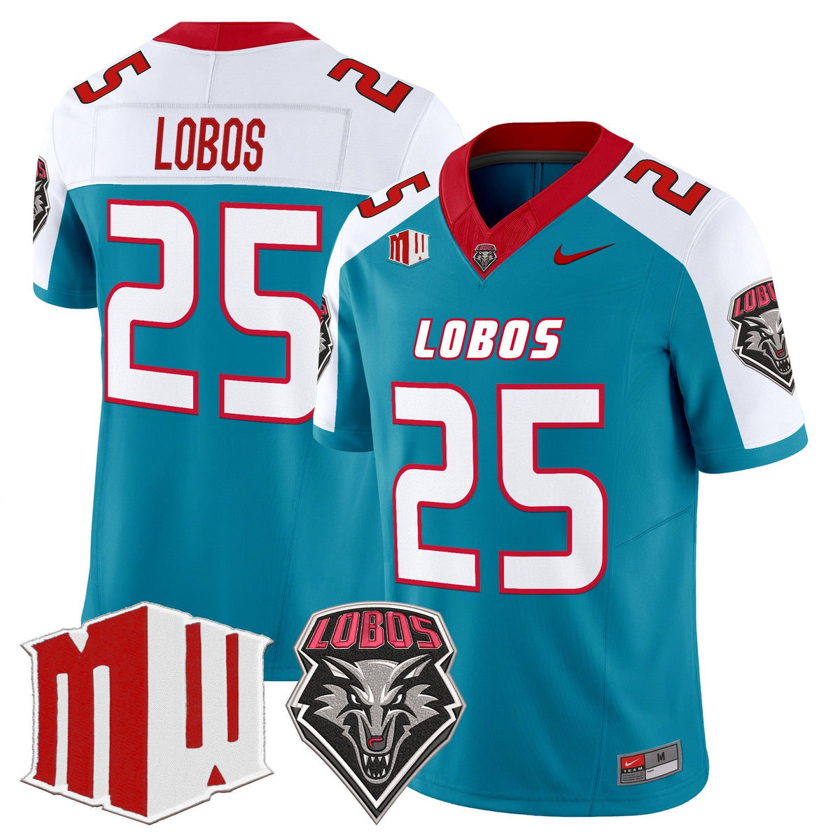 New Mexico Lobos 2026 Vapor Limited Jersey - Stitched