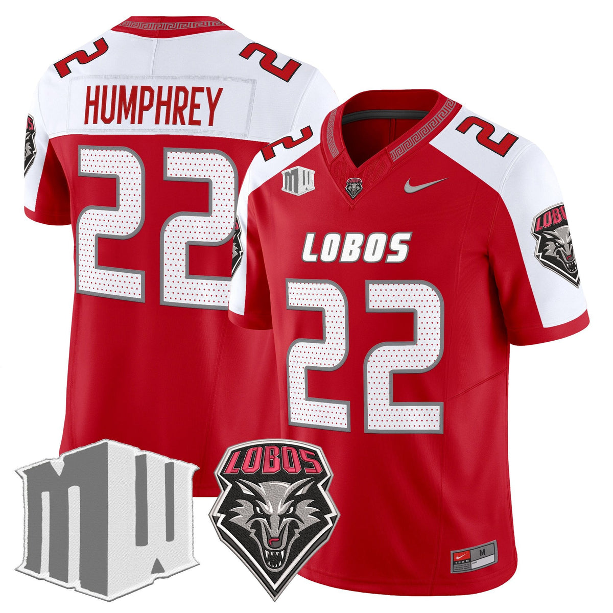 New Mexico Lobos 2026 Vapor Limited Jersey - Stitched