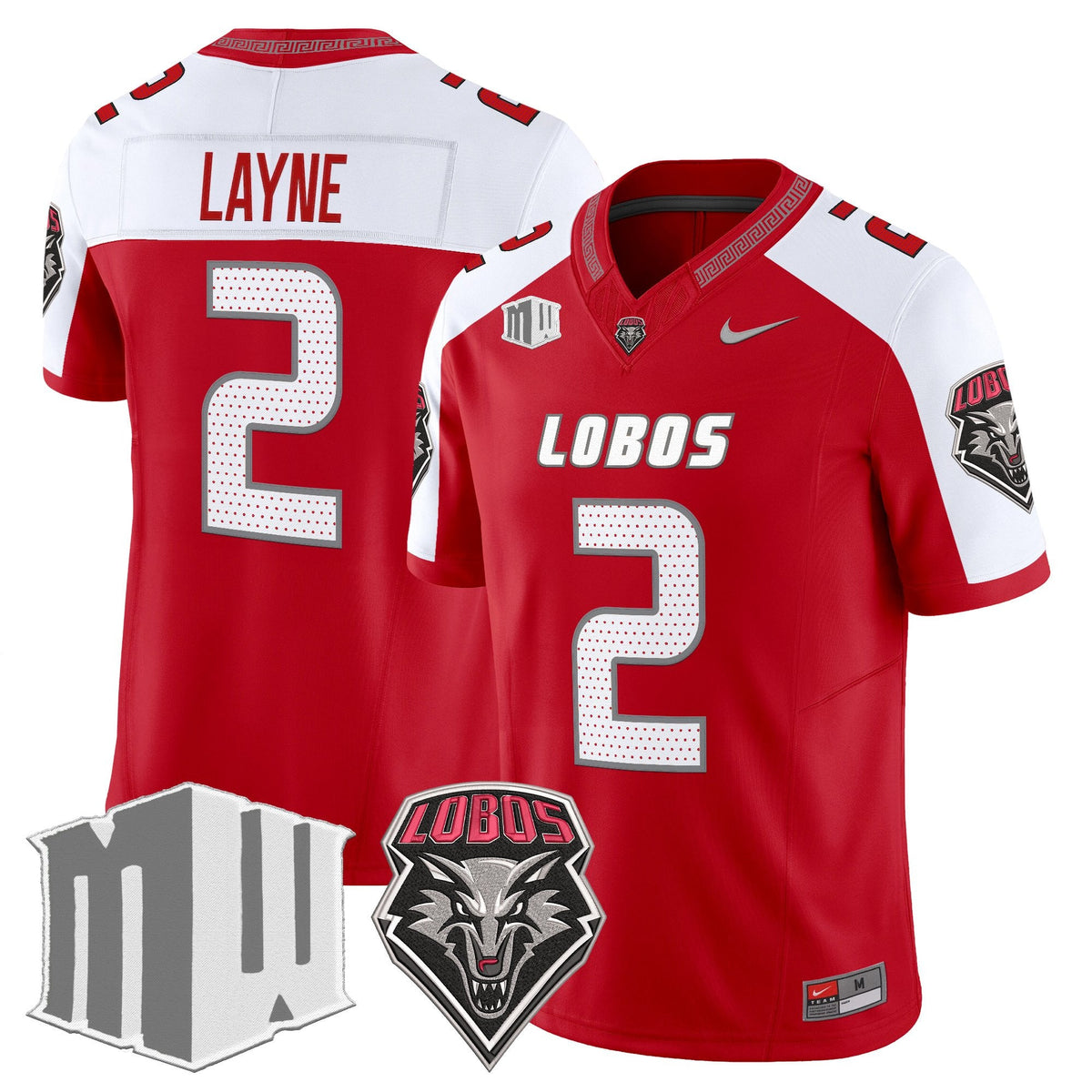 New Mexico Lobos 2026 Vapor Limited Jersey - Stitched
