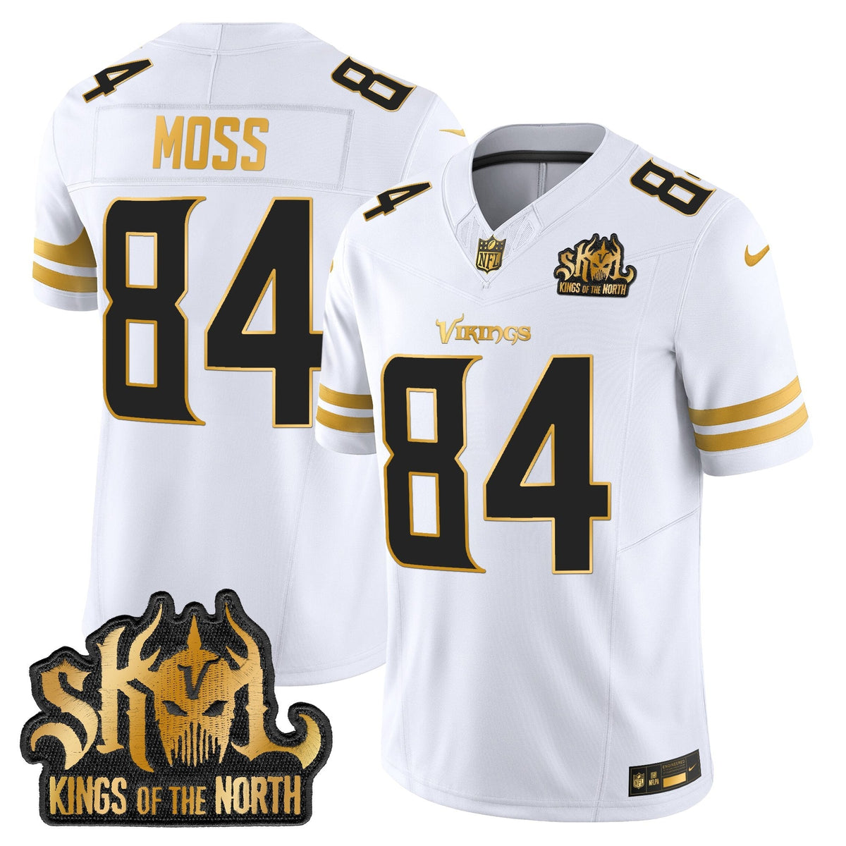 MIN 2025 Gold Vapor Limited Jersey - Kings Of The North Patch