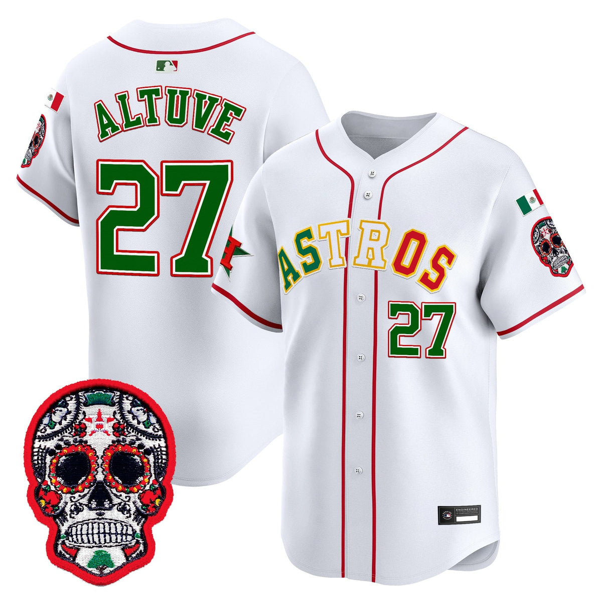 HOU Mexico 2025 'Día de los Muertos Edition' Vapor Premier Limited Jersey - Stitched