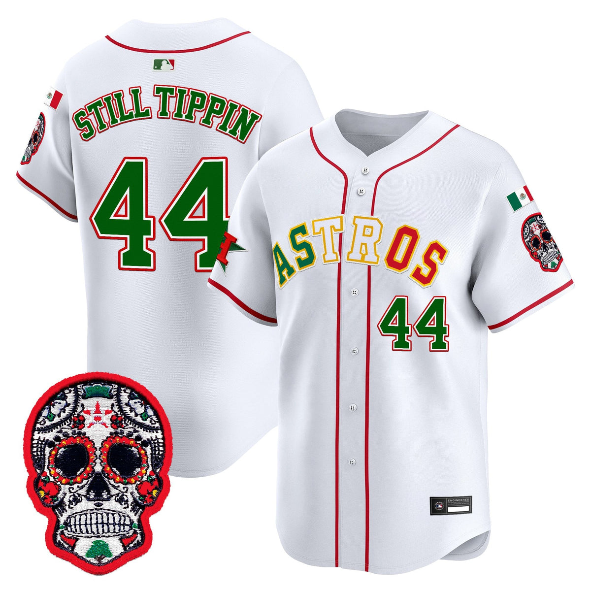 HOU Mexico 2025 'Día de los Muertos Edition' Vapor Premier Limited Jersey - Stitched
