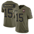 Kansas City Chiefs 2025 Salute to Service Vapor Limited Jersey - All Stitched