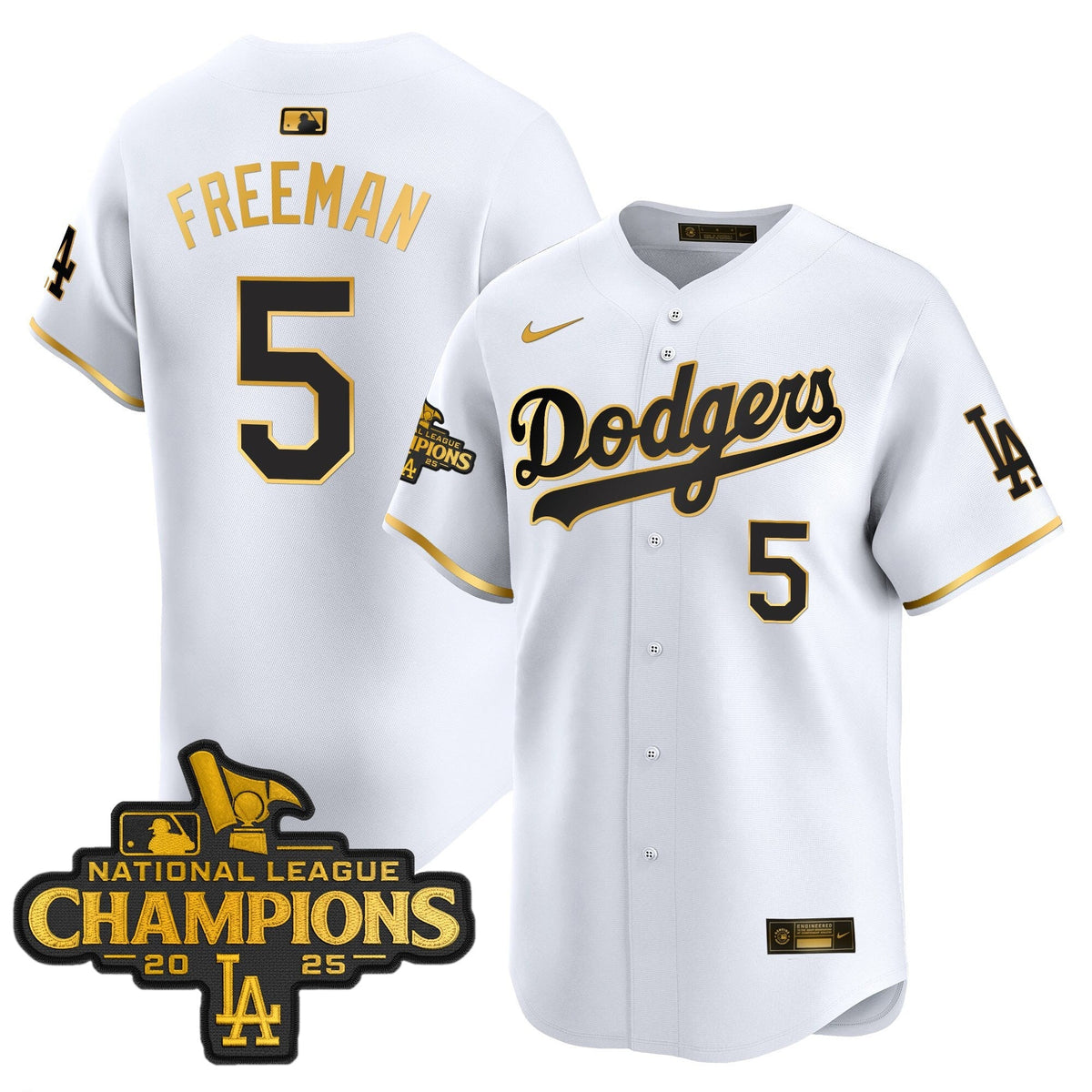 LAD 2025 National League Champions Vapor Premier Limited Jersey - Stitched