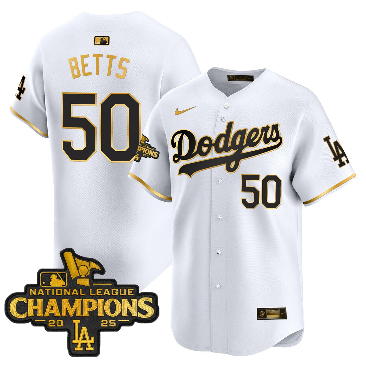 LAD 2025 National League Champions Vapor Premier Limited Jersey - Stitched