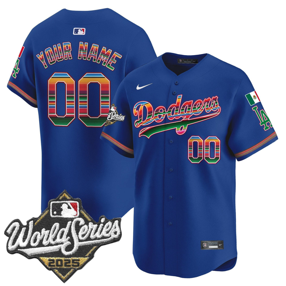 LAD Mexico 2025 World Series Vapor Premier Limited Custom Jersey - Stitched