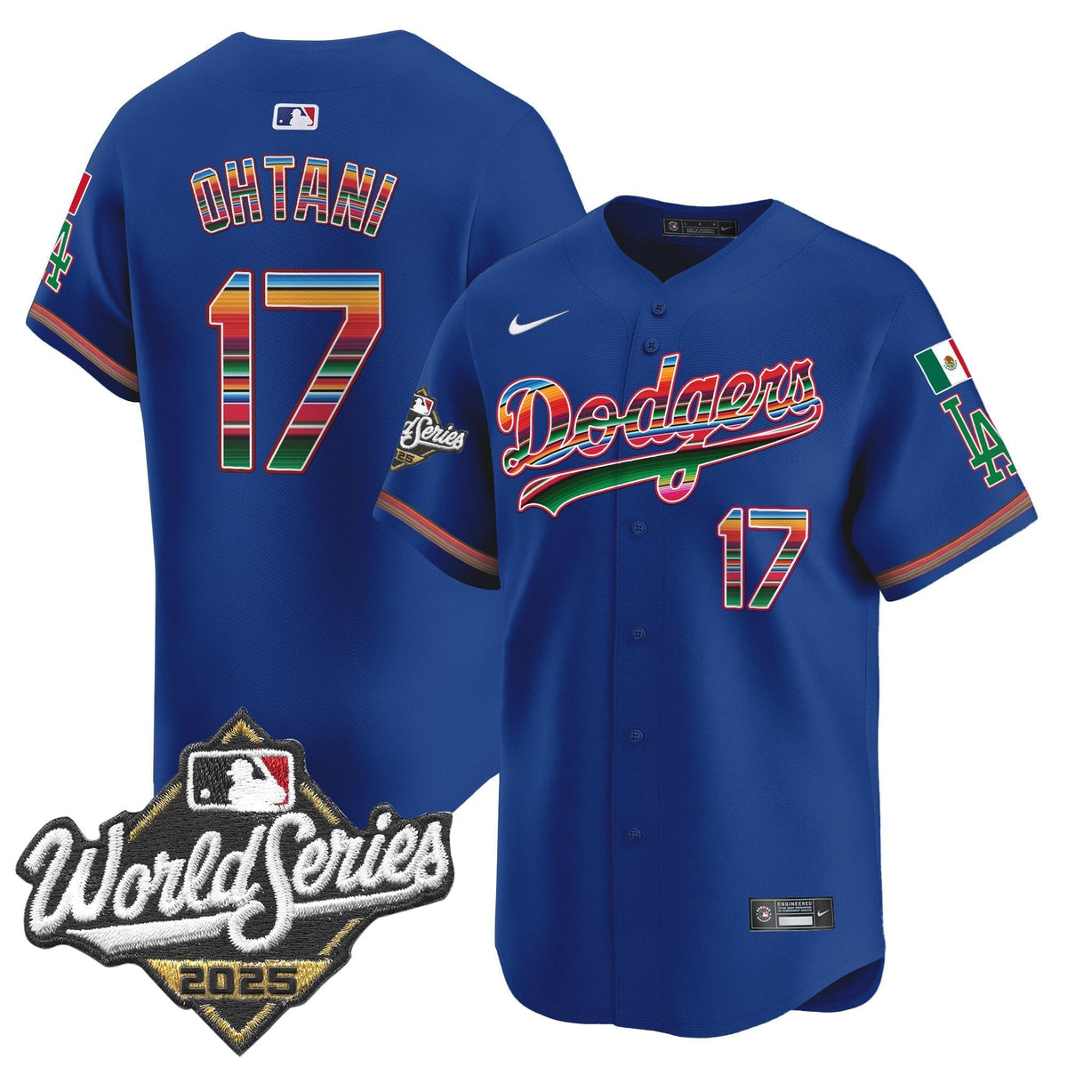 LAD Mexico 2025 World Series Vapor Premier Limited Jersey - Stitched