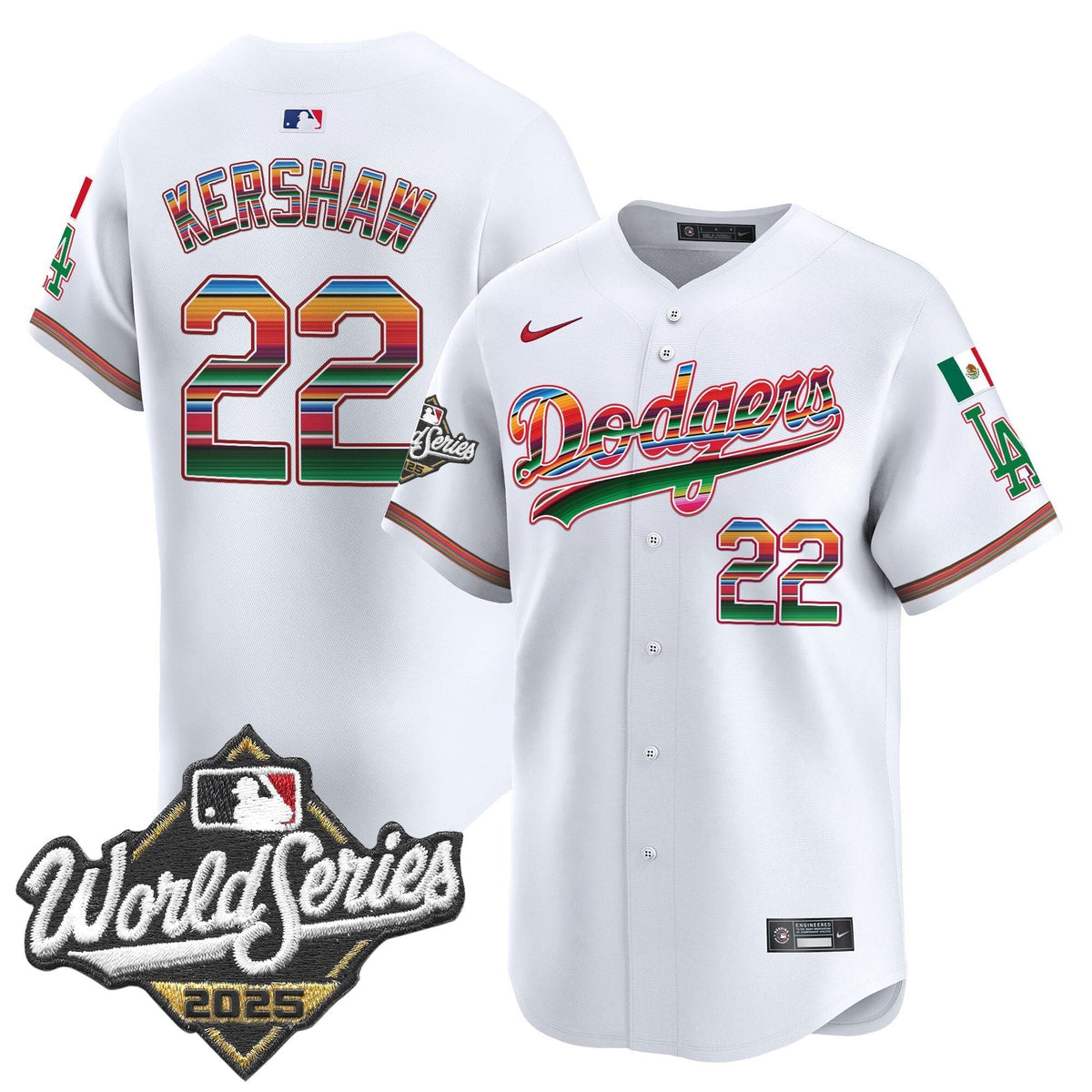 LAD Mexico 2025 World Series Vapor Premier Limited Jersey - Stitched