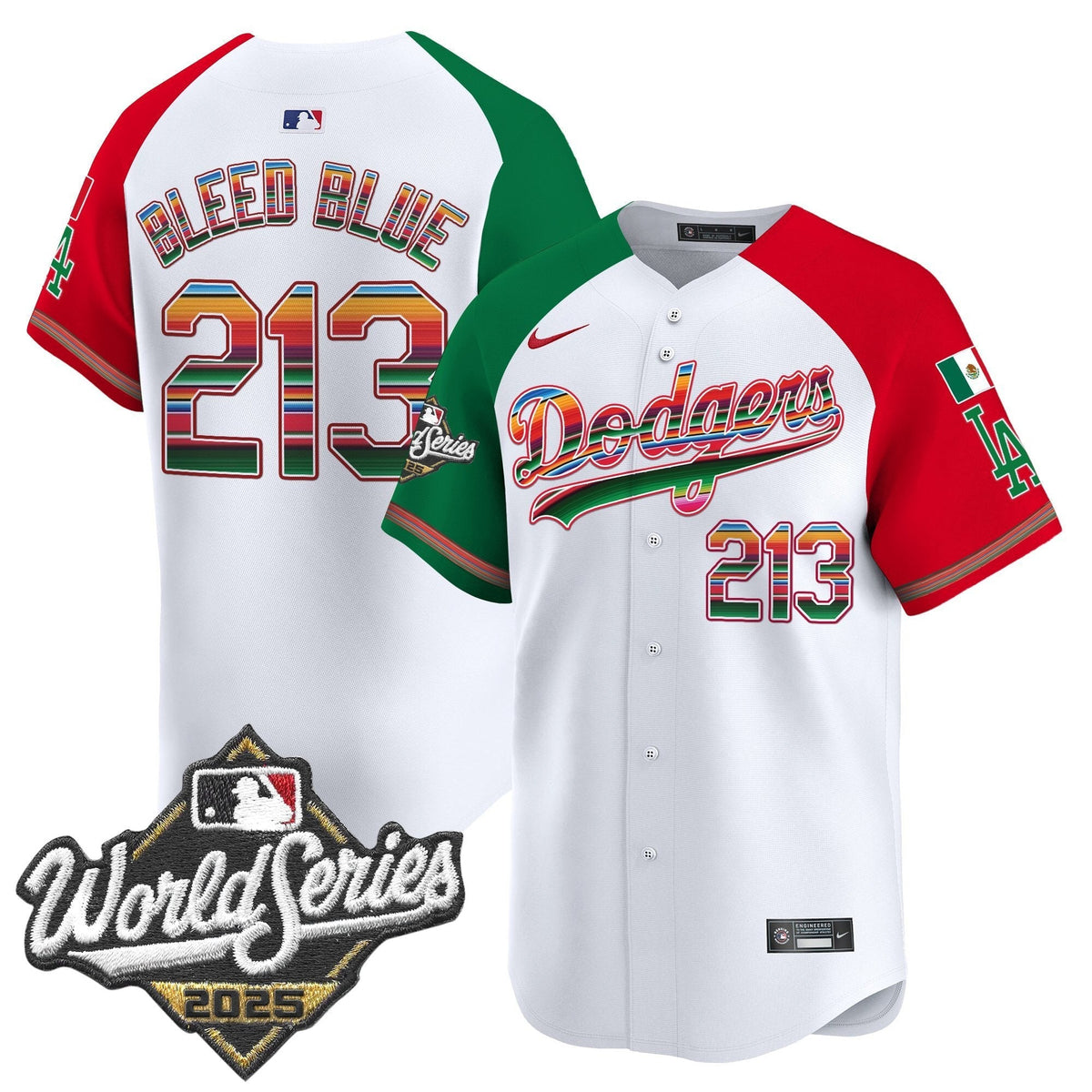 LAD Mexico 2025 World Series Vapor Premier Limited Jersey - Stitched