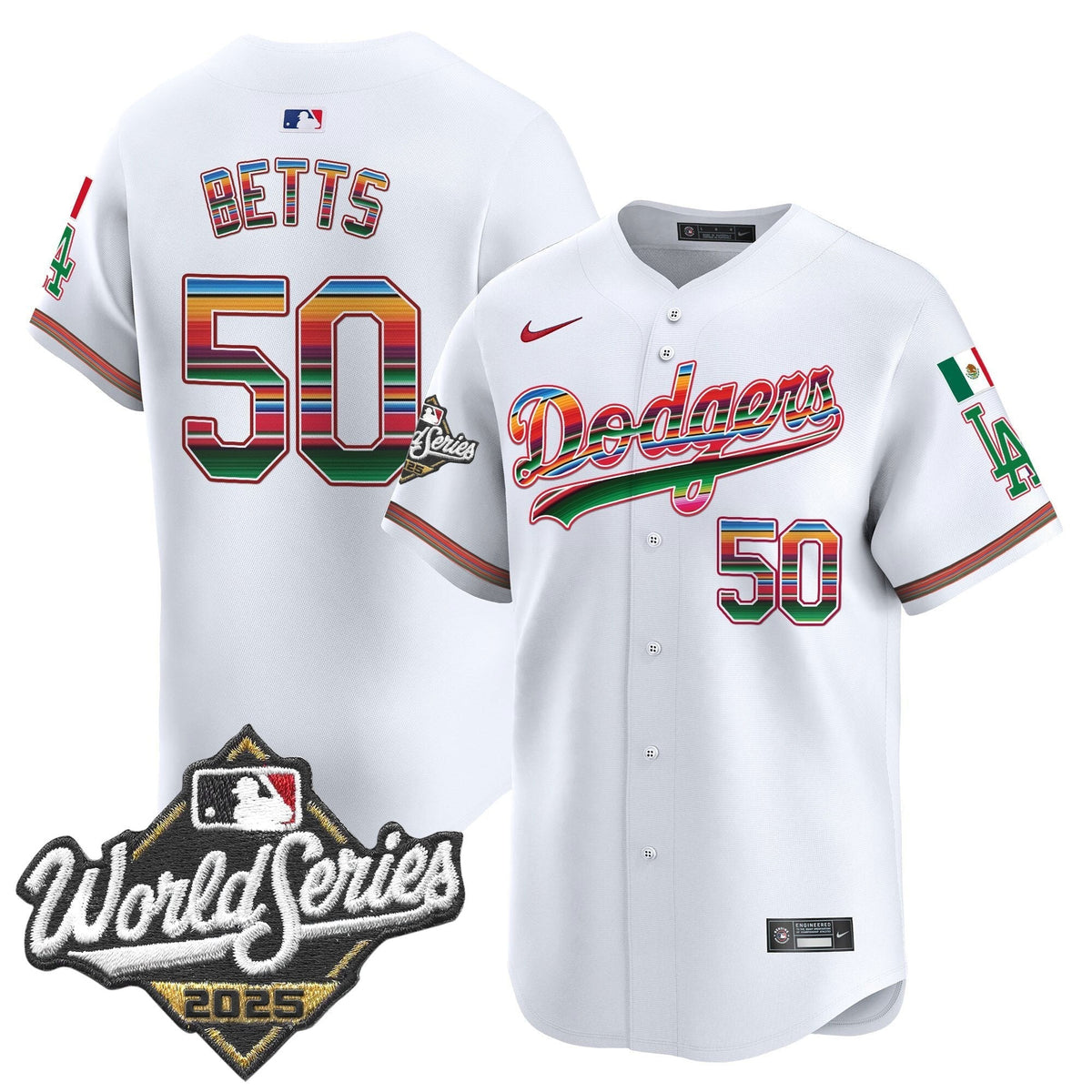 LAD Mexico 2025 World Series Vapor Premier Limited Jersey - Stitched