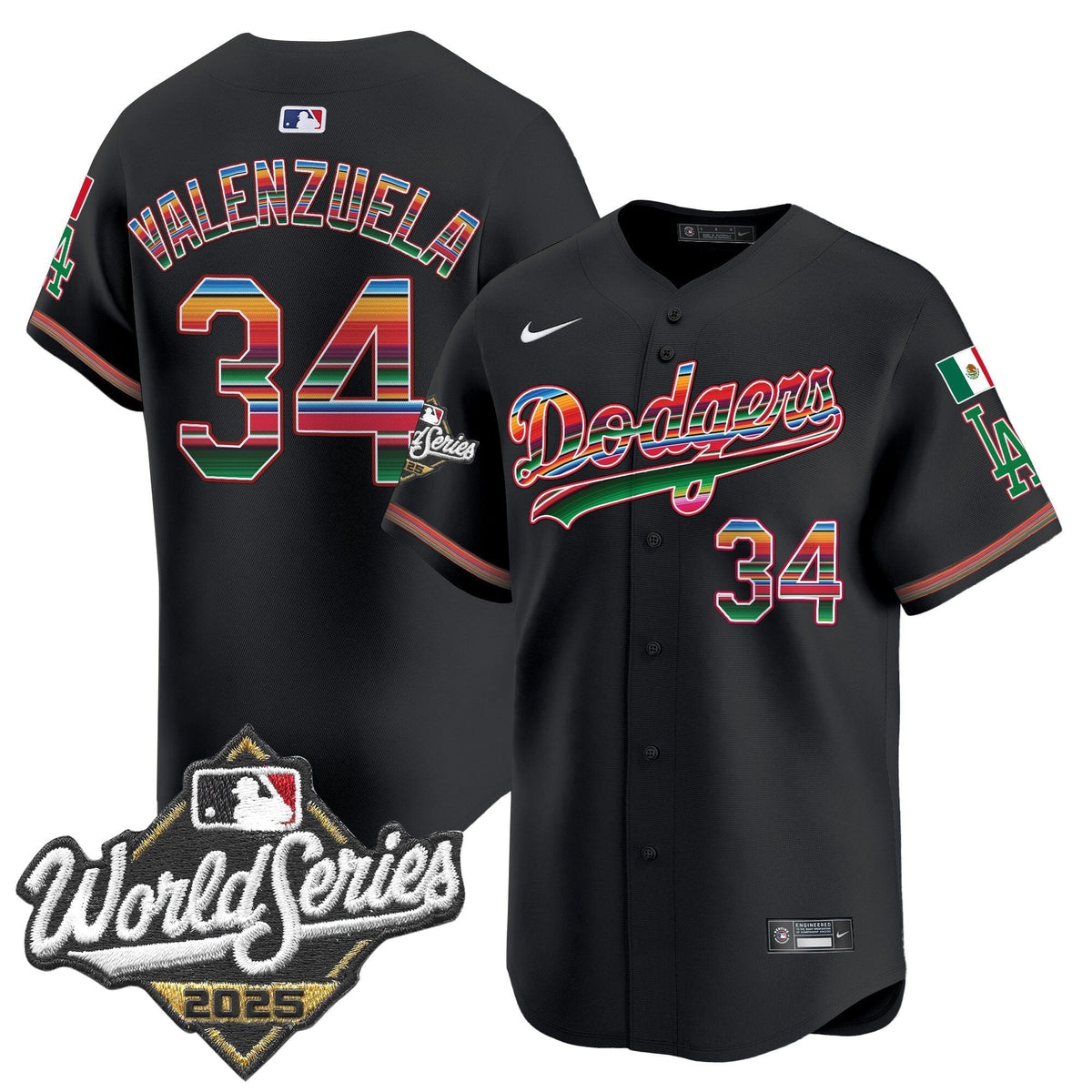 LAD Mexico 2025 World Series Vapor Premier Limited Jersey - Stitched