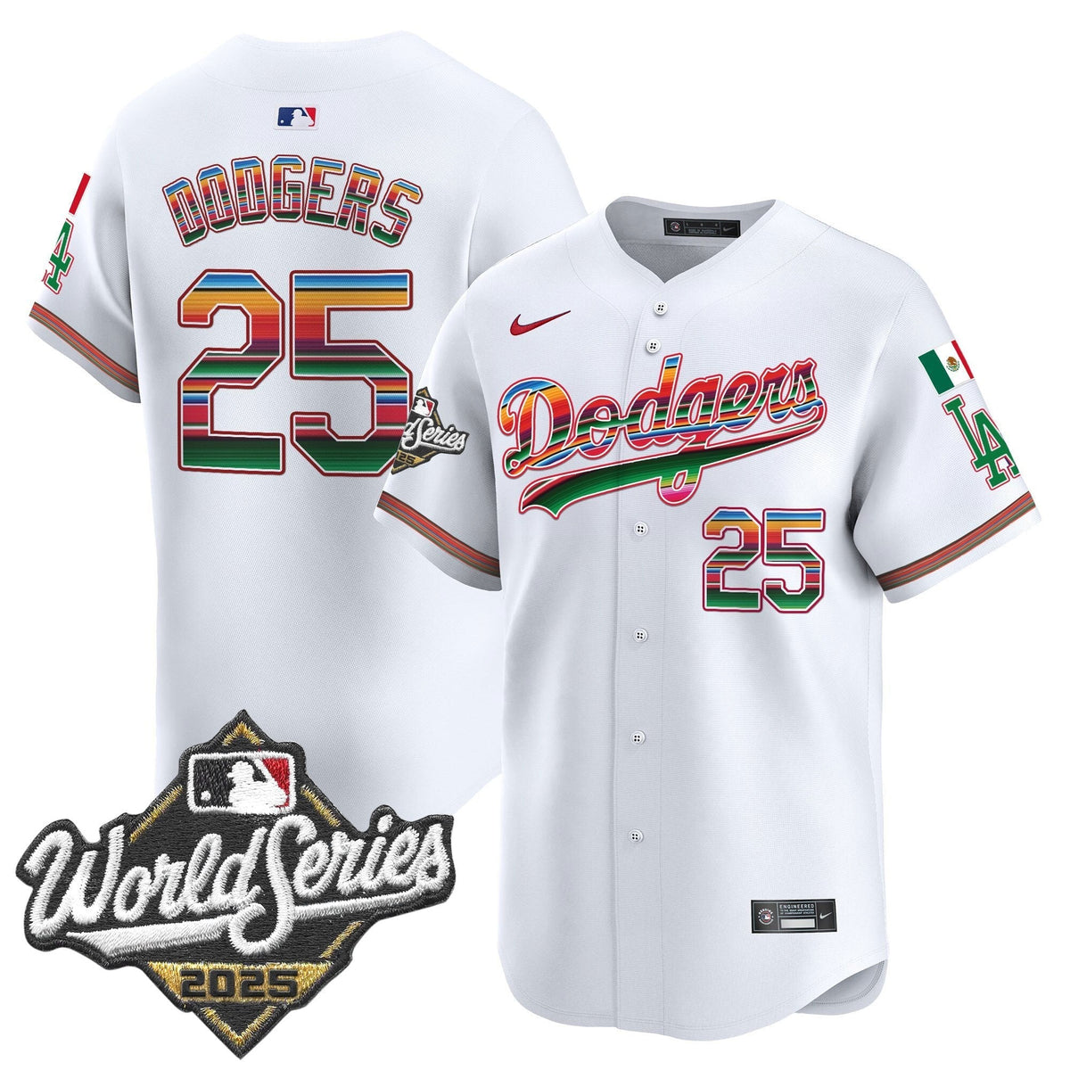 LAD Mexico 2025 World Series Vapor Premier Limited Jersey - Stitched