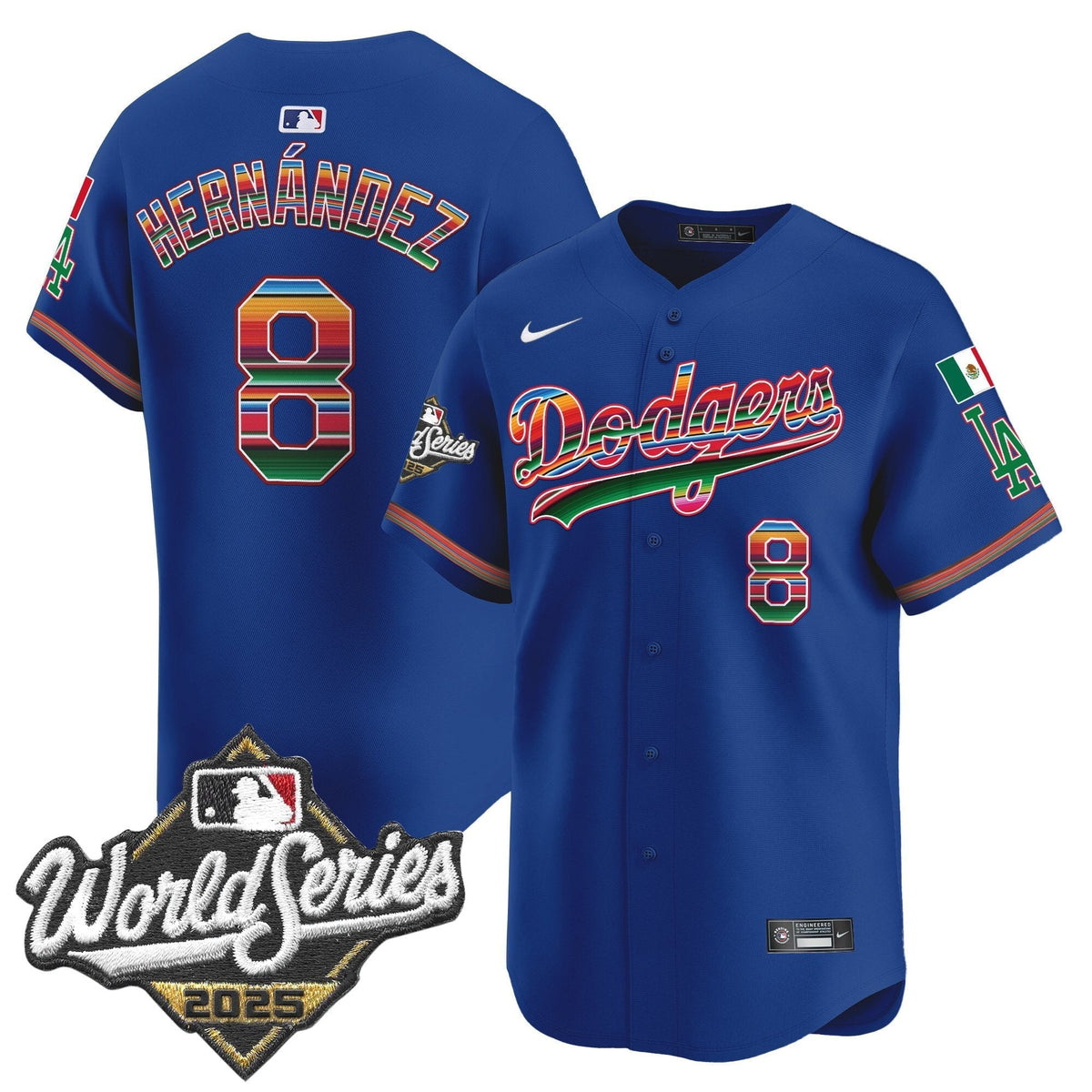 LAD Mexico 2025 World Series Vapor Premier Limited Jersey - Stitched