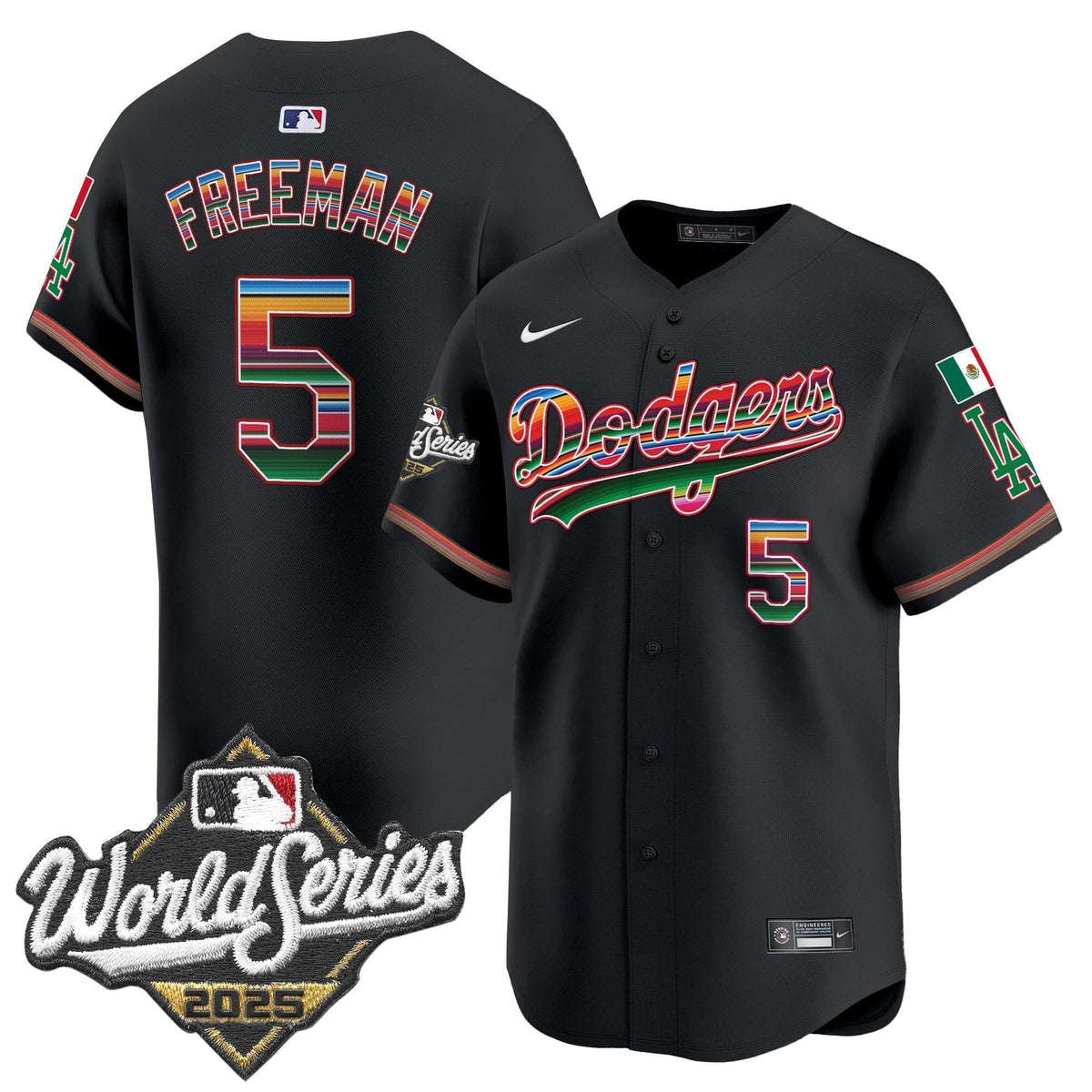 LAD Mexico 2025 World Series Vapor Premier Limited Jersey - Stitched