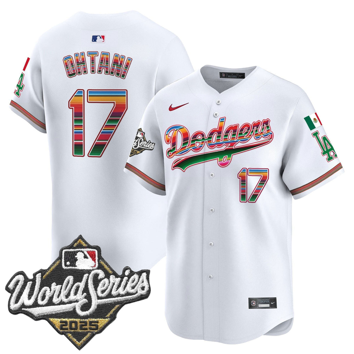 LAD Mexico 2025 World Series Vapor Premier Limited Jersey - Stitched
