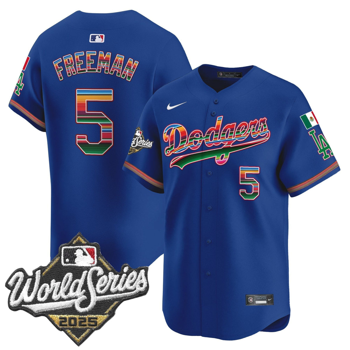LAD Mexico 2025 World Series Vapor Premier Limited Jersey - Stitched