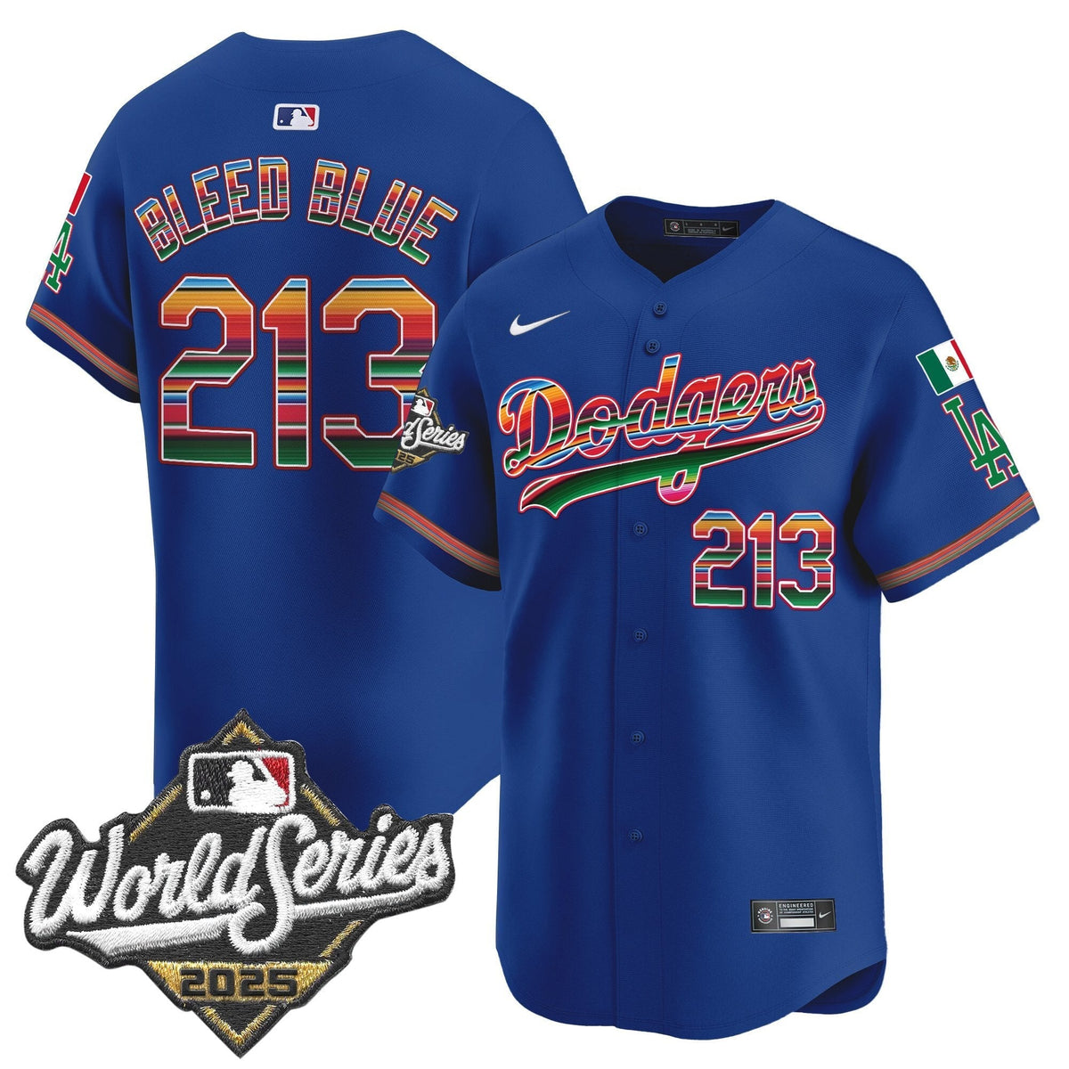 LAD Mexico 2025 World Series Vapor Premier Limited Jersey - Stitched