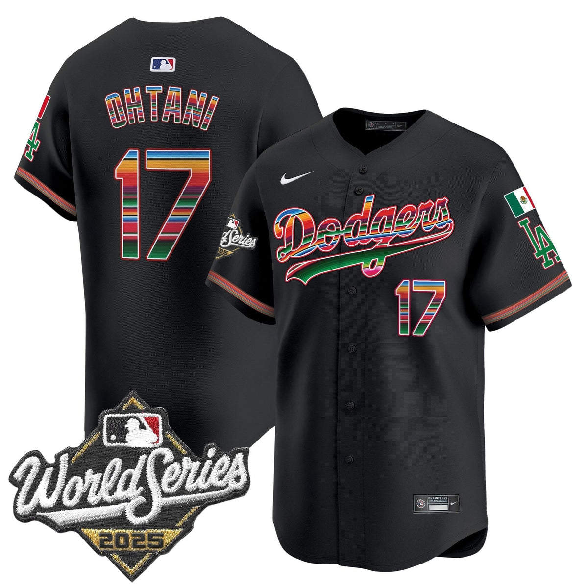 LAD Mexico 2025 World Series Vapor Premier Limited Jersey - Stitched