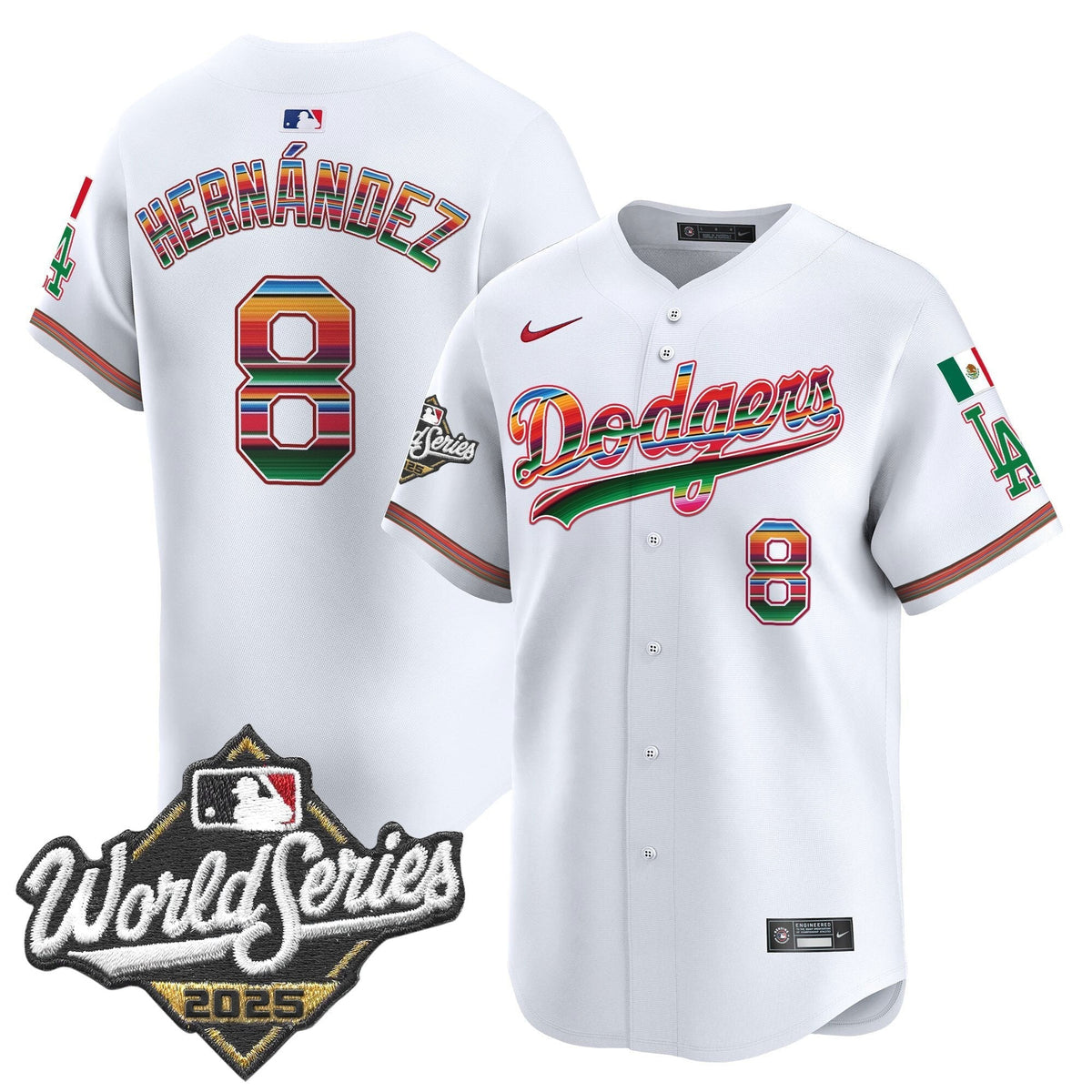 LAD Mexico 2025 World Series Vapor Premier Limited Jersey - Stitched