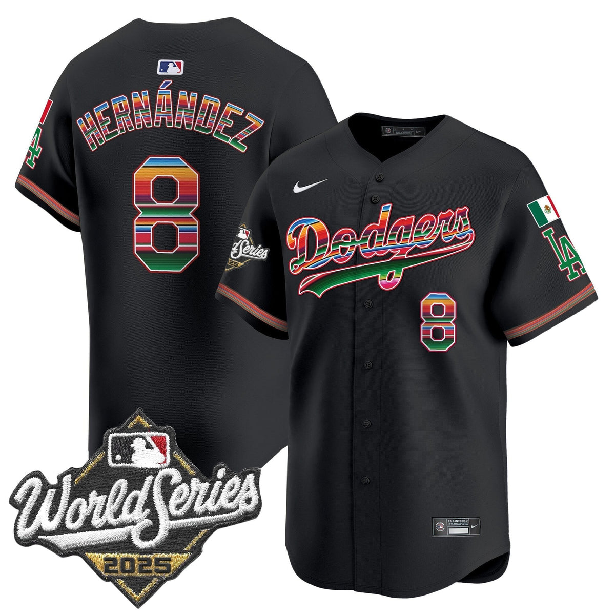 LAD Mexico 2025 World Series Vapor Premier Limited Jersey - Stitched