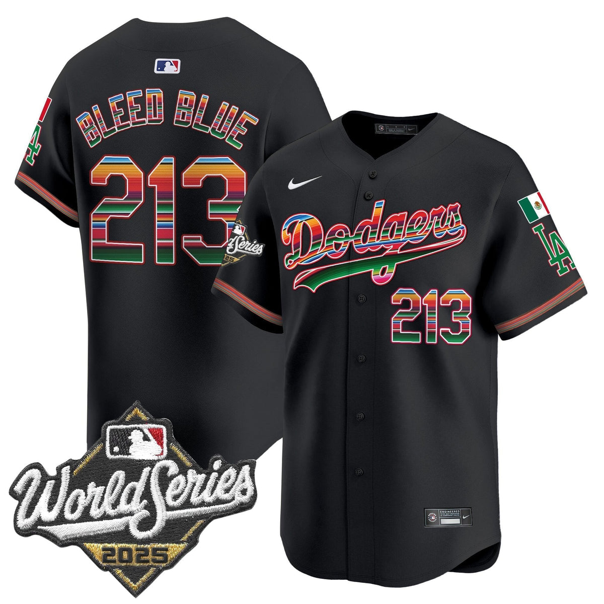 LAD Mexico 2025 World Series Vapor Premier Limited Jersey - Stitched