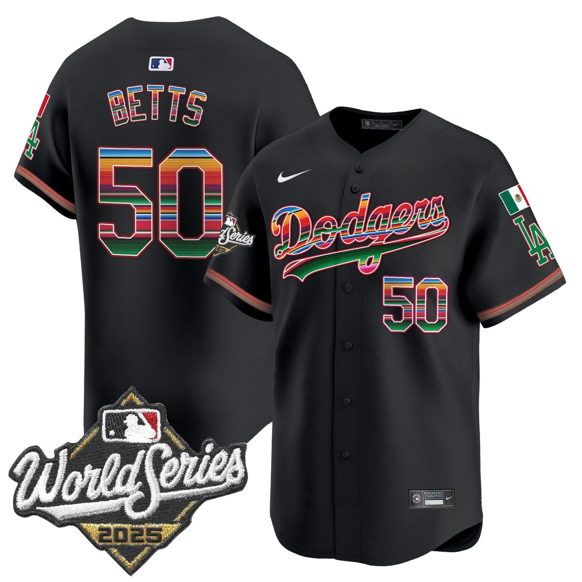 LAD Mexico 2025 World Series Vapor Premier Limited Jersey - Stitched