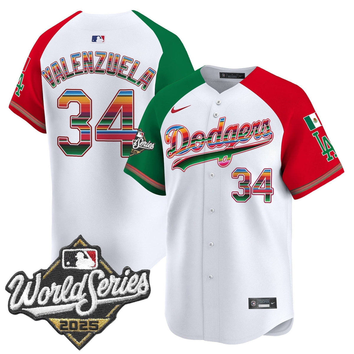 LAD Mexico 2025 World Series Vapor Premier Limited Jersey - Stitched