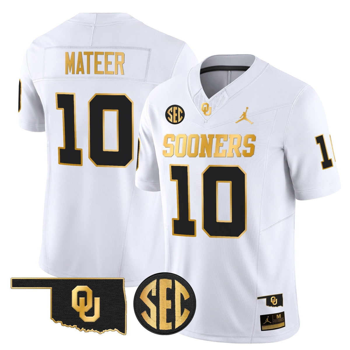 OU 2025 Gold Vapor Limited Jersey - Stitched