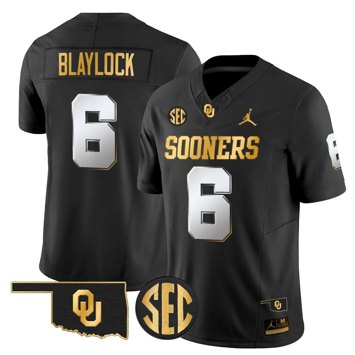 OU 2025 Gold Vapor Limited Jersey - Stitched