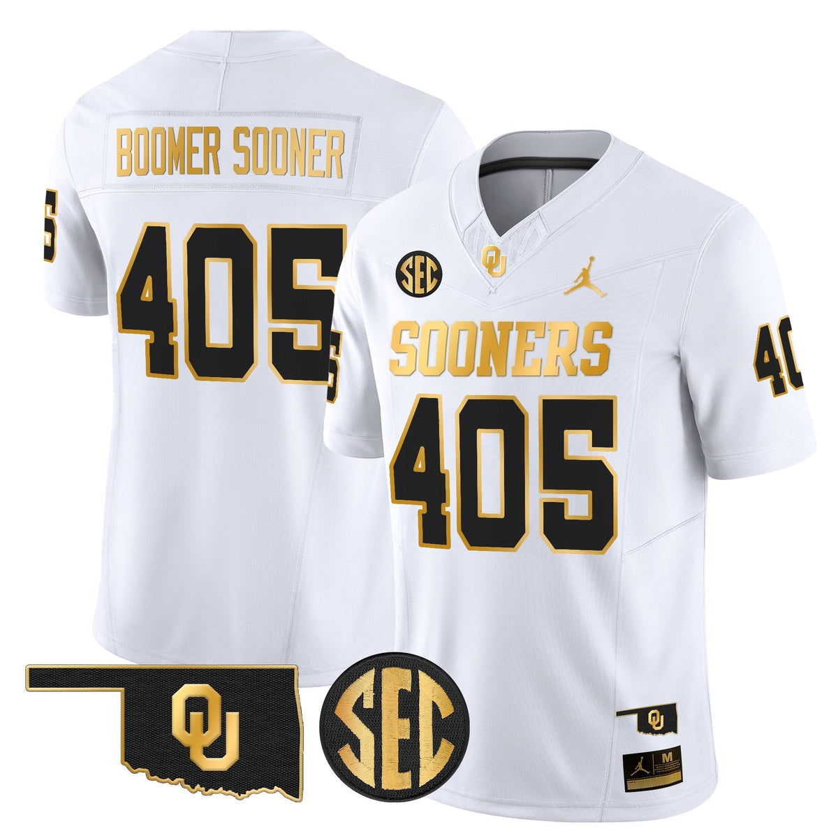 OU 2025 Gold Vapor Limited Jersey - Stitched