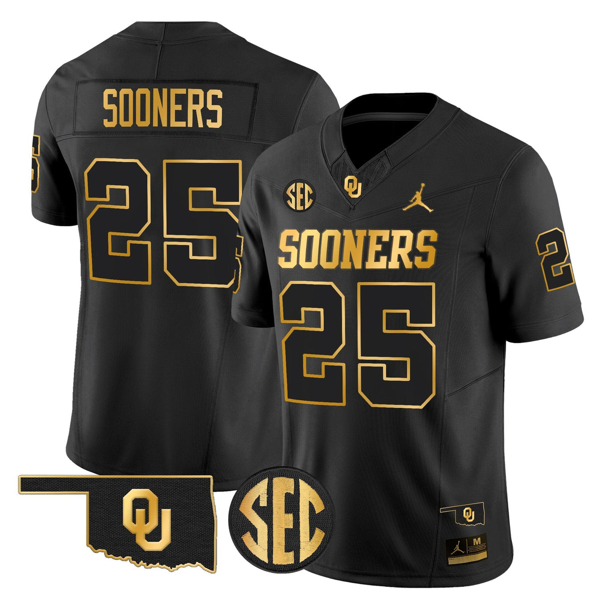 OU 2025 Gold Vapor Limited Jersey - Stitched
